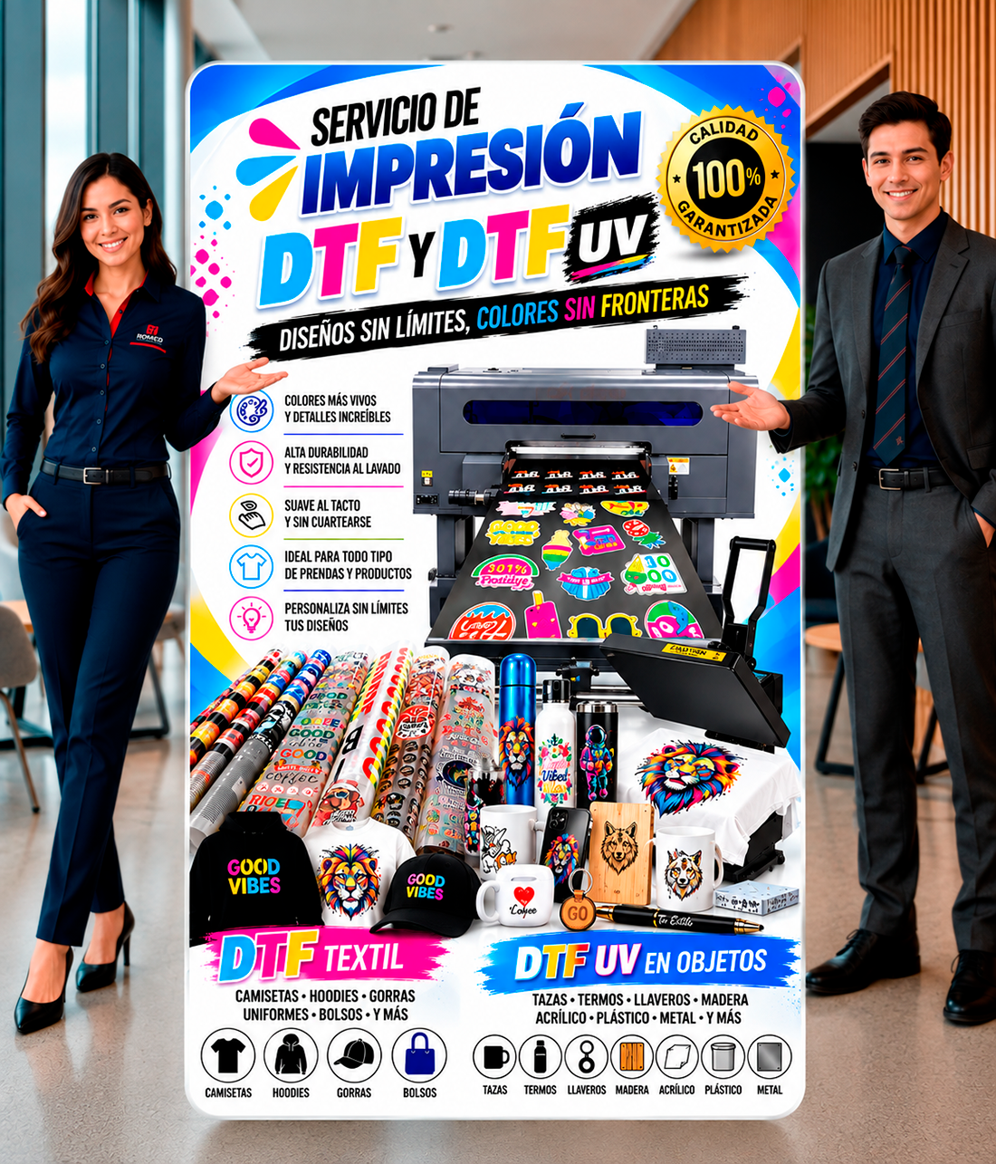 Impresión - DTF y DTF-UV