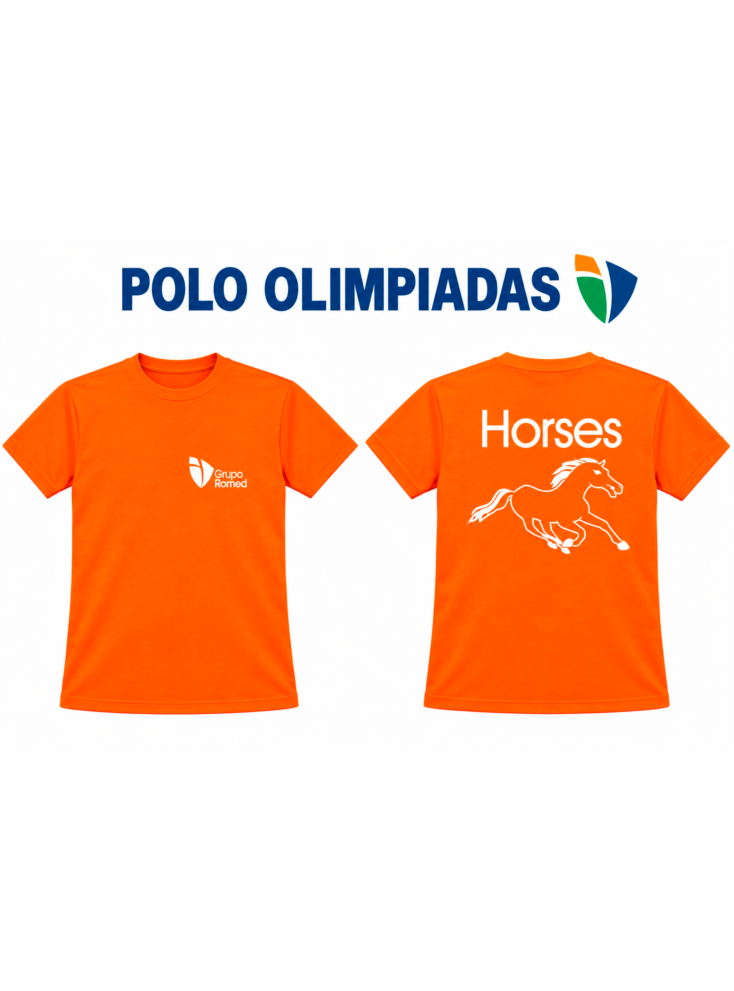 POLO C/REDONDO INNOVA - NARANJA OLIMPIADAS