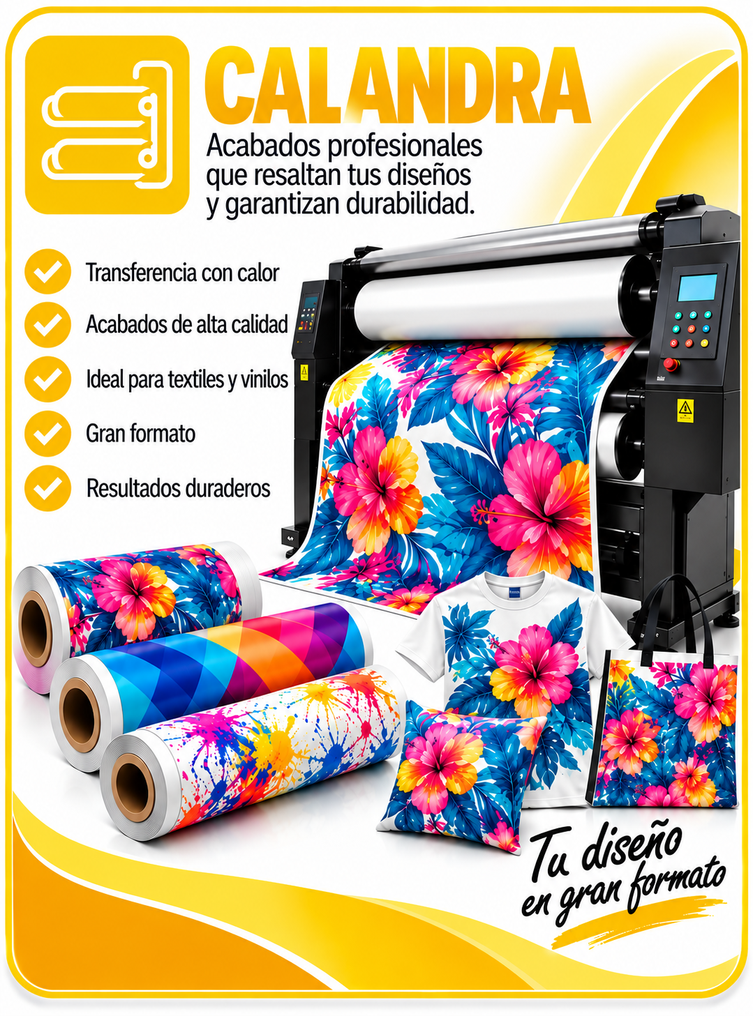 Planchado en Calandra